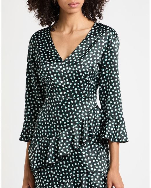 GAUDI Black Mini Dress Polyester, Elastane