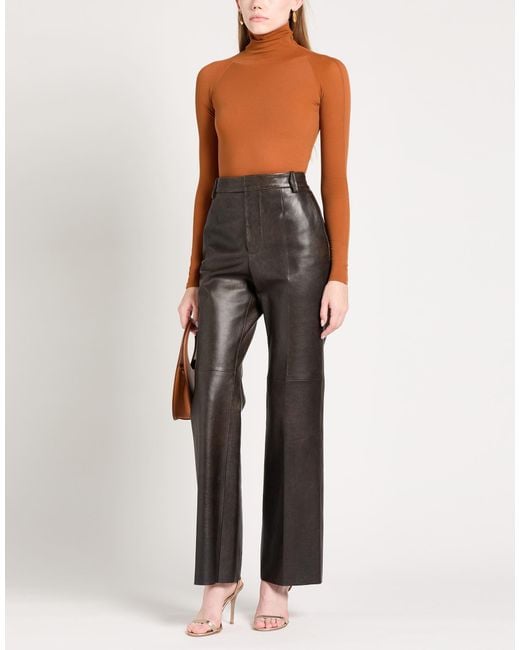 Alaïa Orange Bodysuit Polyamide, Polyester