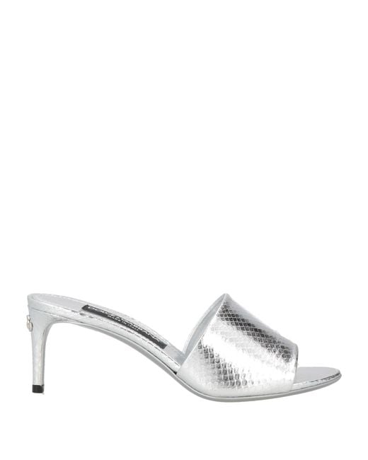 Dolce & Gabbana White Sandals