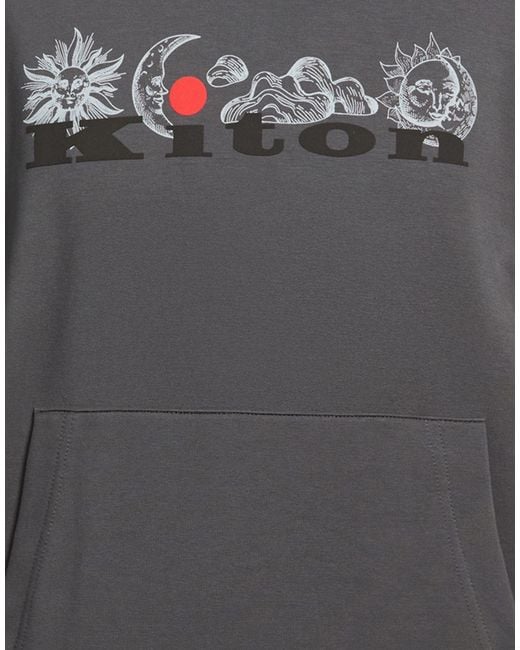 Kiton Gray Sweatshirt for men