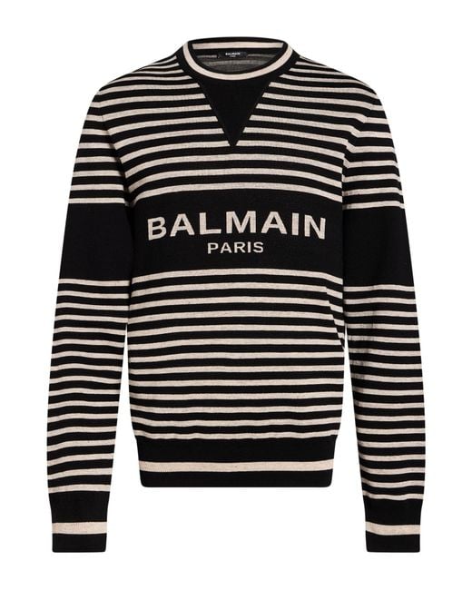 Pullover Balmain de hombre de color Gray