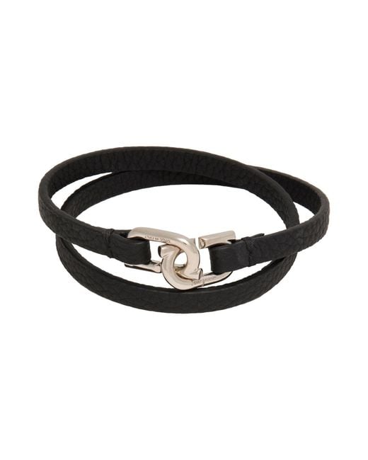 Ferragamo Black Bracelets for men
