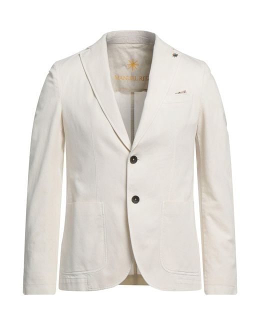 Manuel Ritz White Blazer for men