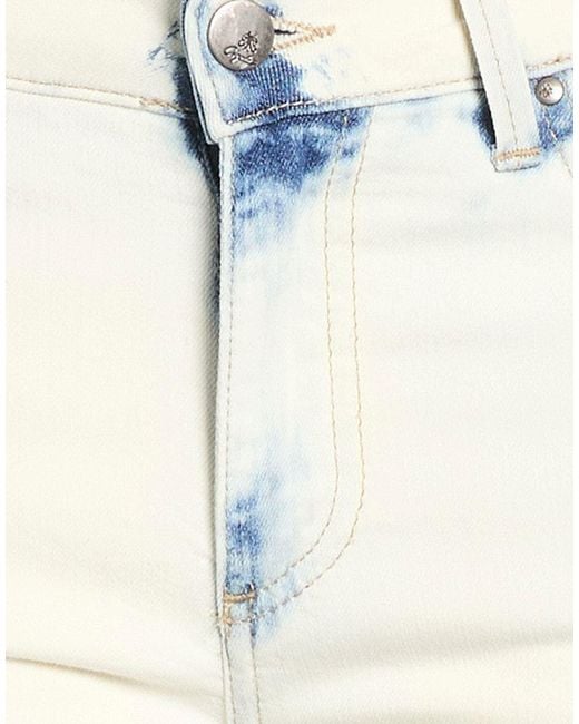 CIGALA'S White Jeans Cotton, Elastane