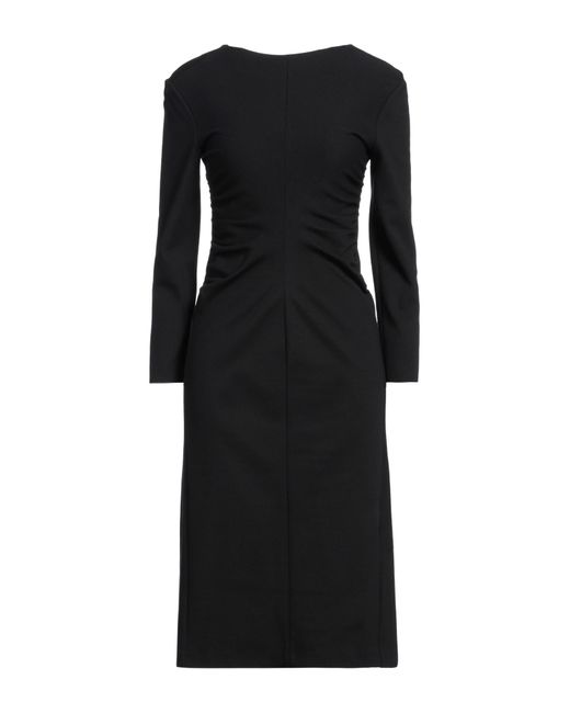 Emporio Armani Black Midi-Kleid