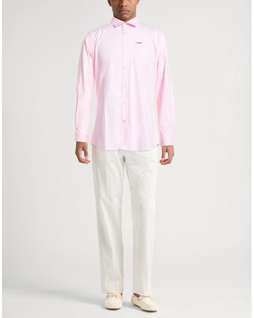 Camisa Barbour de hombre de color Pink
