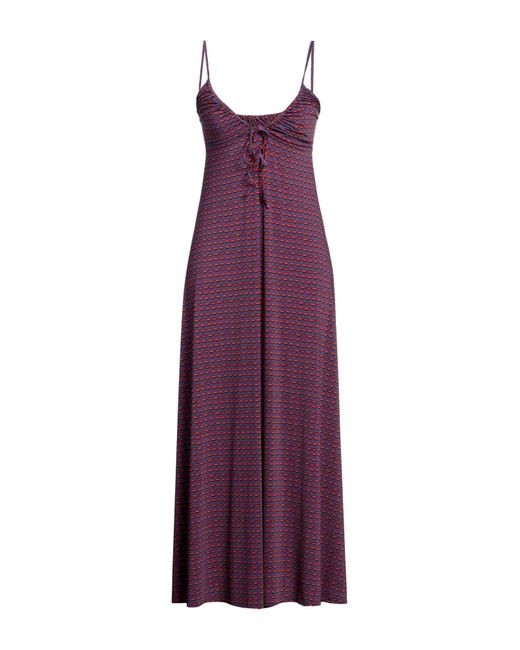 Siyu Purple Midi Dress