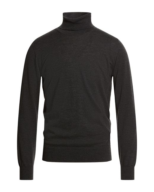 Emporio Armani Black Turtlenecks for men