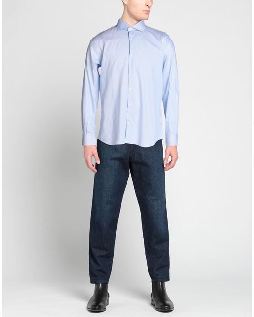 Brooksfield Blue Shirt for men