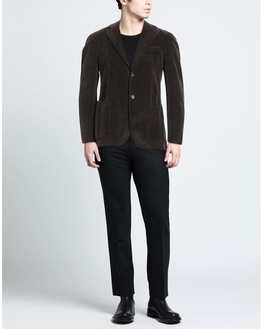 Santaniello Black Blazer for men