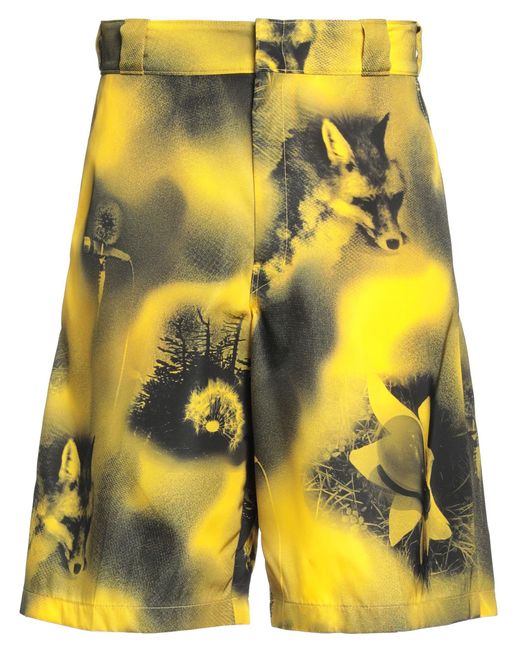 Prada Yellow Shorts & Bermuda Shorts for men