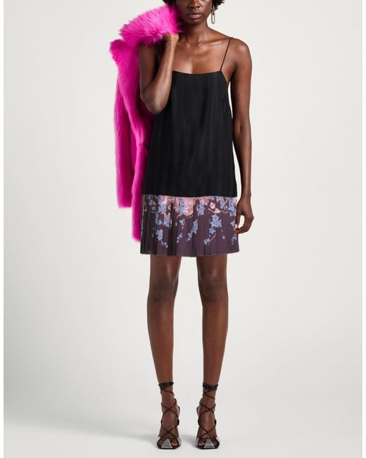Versace Jeans Couture Purple Mini Skirt Polyester