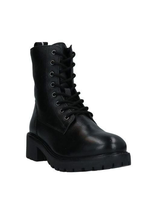 CafeNoir Black Ankle Boots