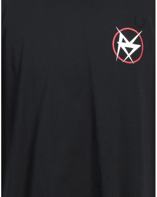 Camiseta Raf Simons de hombre de color Black