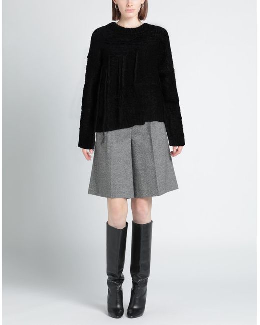 Isabel Benenato Black Sweater Mohair Wool, Polyamide, Wool