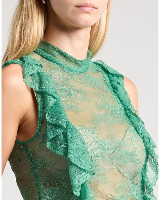 Rebel Queen Green Top Polyamide