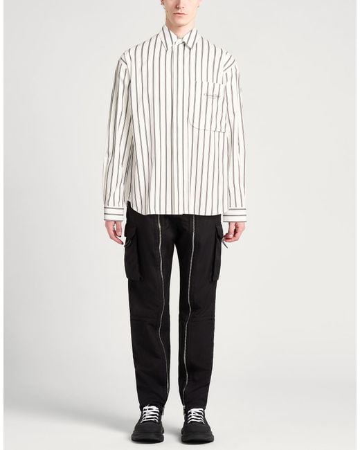 Dior White Shirt Cotton, Polyester for men