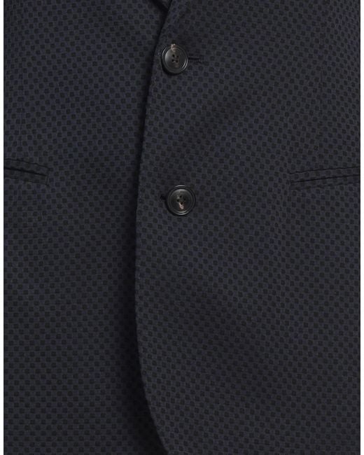 Emporio Armani Blue Blazer Polyamide, Elastane for men
