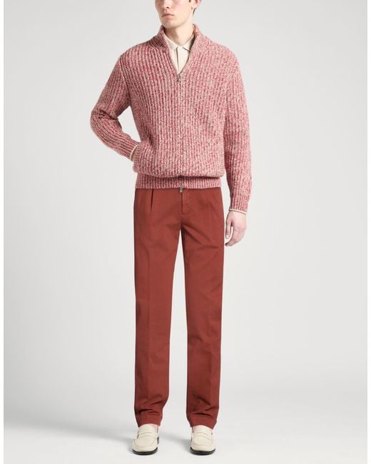 Incotex Red Pants for men