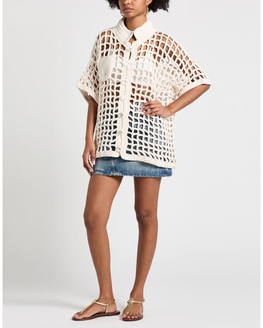 Nia Thomas White Cardigan
