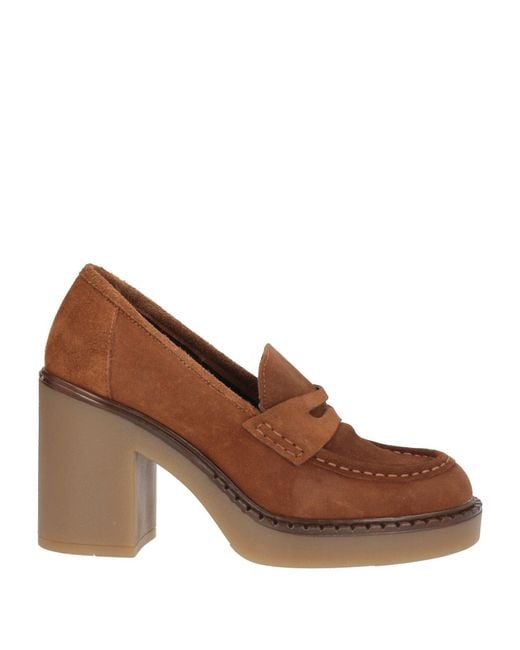 Cinzia Soft Brown Loafer