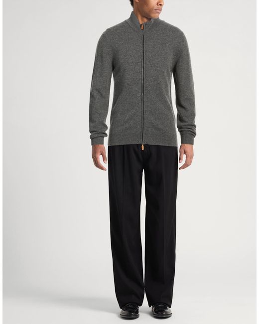 Daniele Fiesoli Gray Selezione Cardigan Cashmere for men
