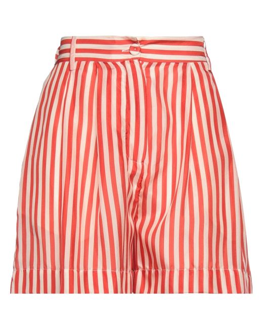Jucca Red Shorts & Bermuda Shorts