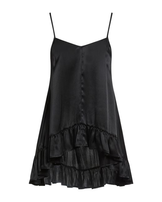 Semicouture Black Top Acetate, Silk