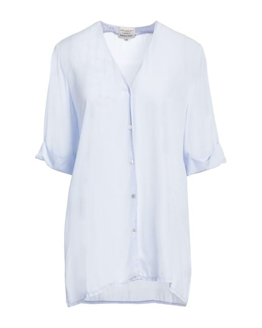 ALESSIA SANTI Blue Shirt Viscose
