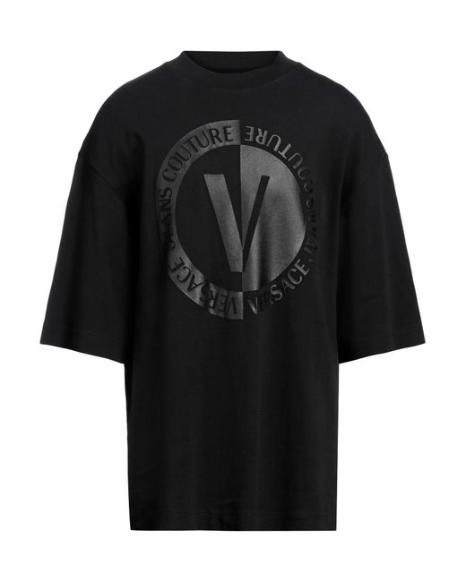 Camiseta Versace de hombre de color Black