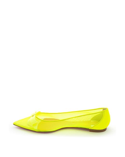Ballerines Christian Louboutin en coloris Yellow