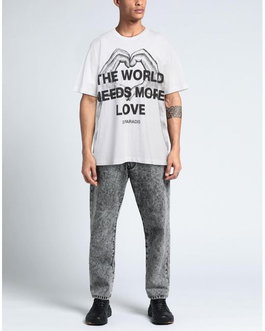 Camiseta 3.PARADIS de hombre de color White