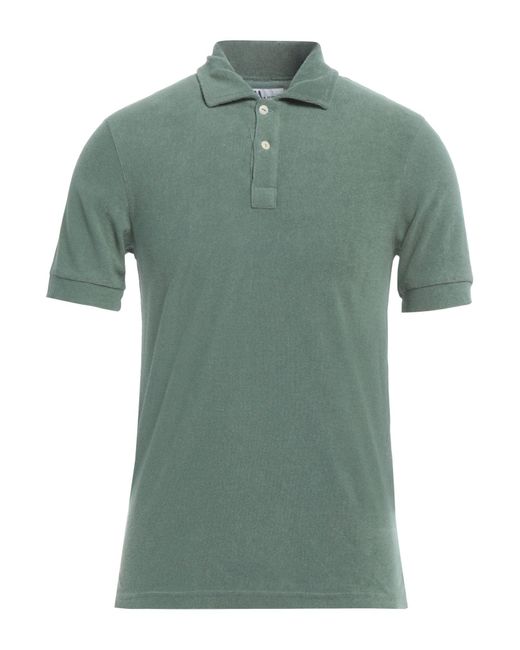 Doppiaa Green Polo Shirt for men