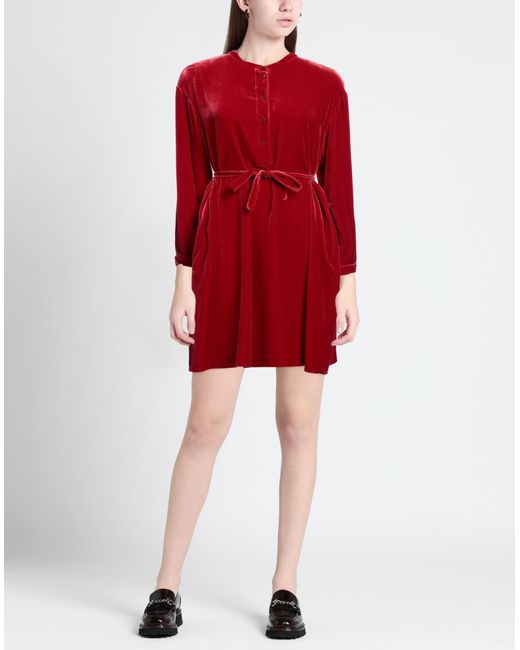 Aspesi Red Mini Dress