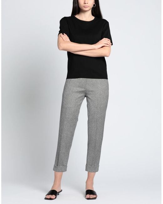 Thom Browne Gray Pants Wool
