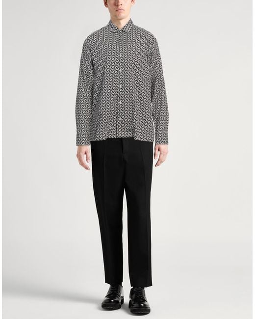 Lardini Gray Shirt Cotton for men
