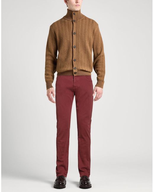 Moorer Red Trouser for men