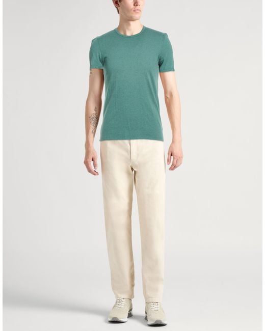 Majestic Filatures Green T-Shirts for men