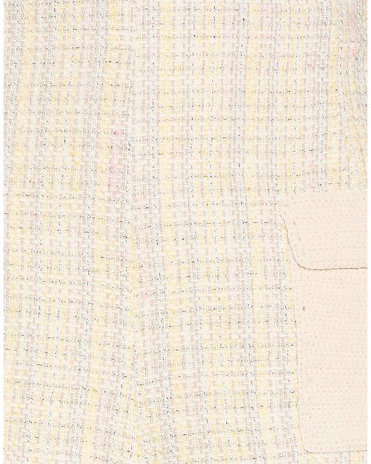 Sandro Natural Light Shorts & Bermuda Shorts Cotton, Polyester, Elastane, Polyamide