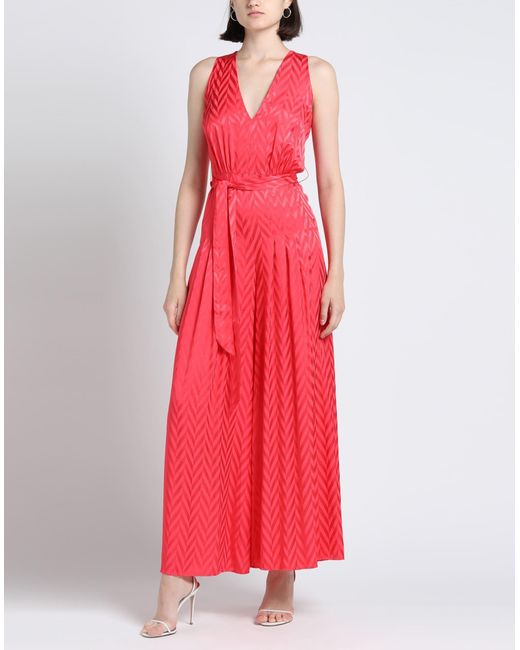 Twinset Red Jumpsuit