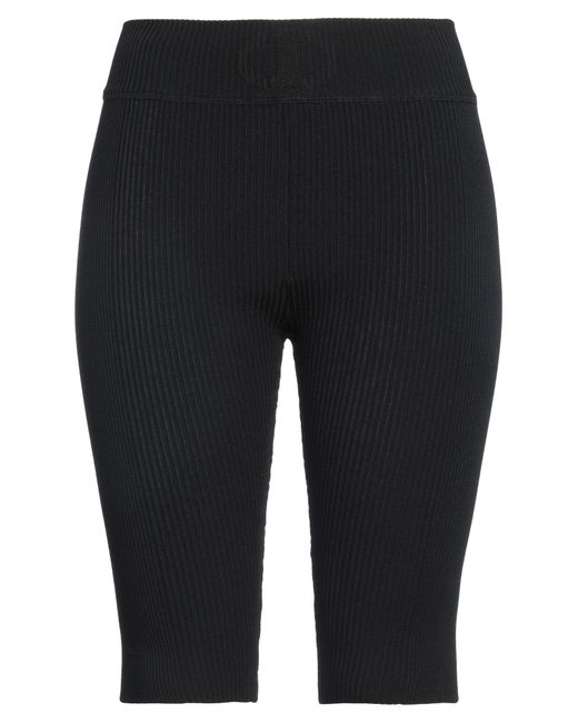 Iceberg Black Shorts & Bermuda Shorts Viscose, Polyamide