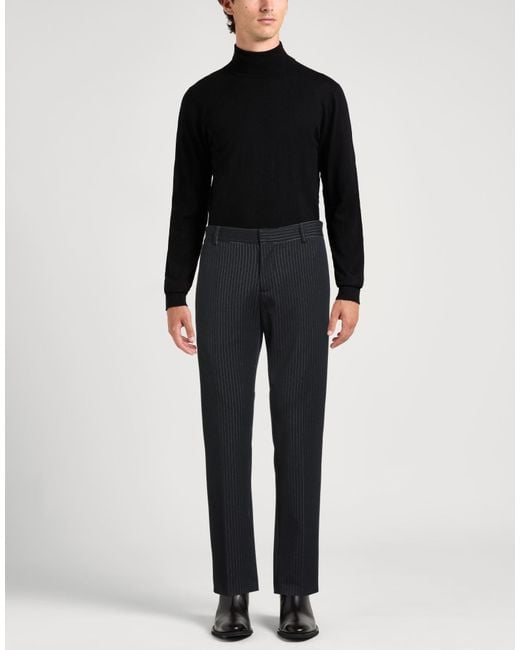 Daniele Alessandrini Blue Pants Polyester, Viscose, Elastane for men