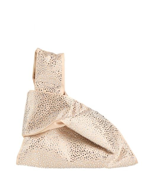 GIUSEPPE DI MORABITO Natural Handbag Polyester, Elastane