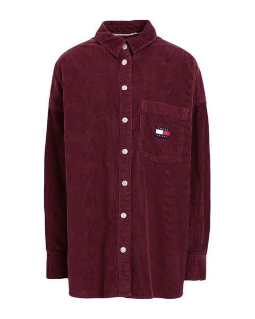 Tommy Hilfiger Purple Hemd