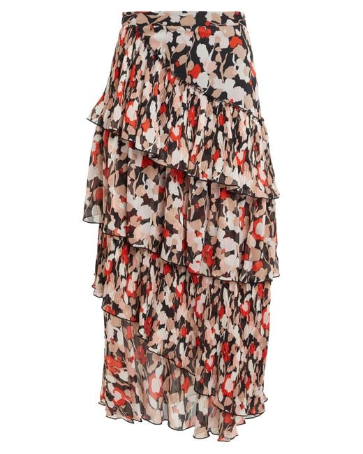 Ted Baker Red Midi-Rock