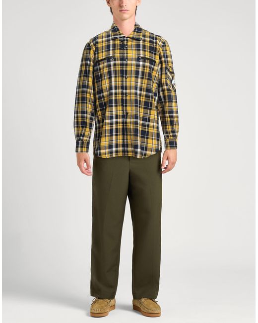 Department 5 Yellow Shirt Cotton for men