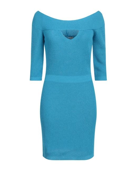 Rinascimento Blue Mini Dress