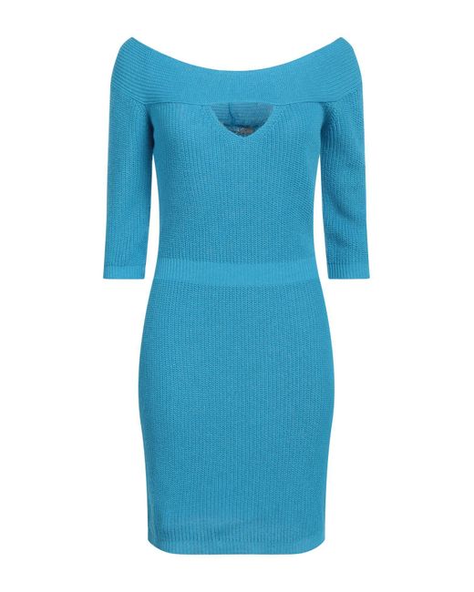 Rinascimento Blue Mini Dress