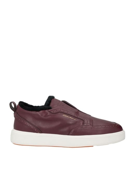 Santoni Brown Trainers for men