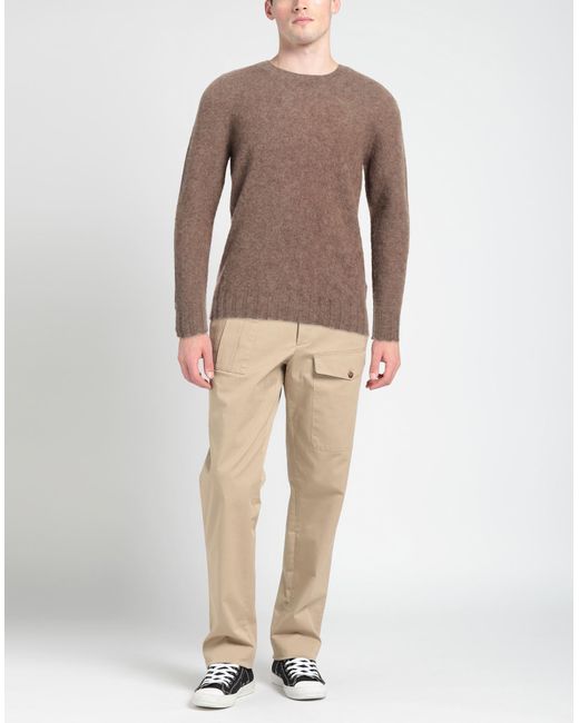 Alpha Studio Brown Sweater for men